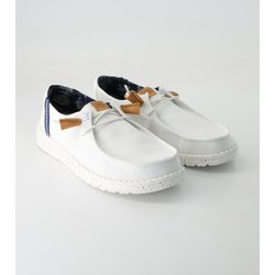Hey Dude Schuhe - Wendy Washed Textil (Weiß, Gr. 38)