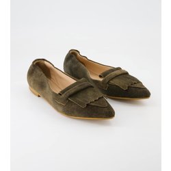Dirndl & Bua Schuhe - 2023-03 Veloursleder (Braun, Gr. 40)