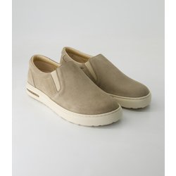 Birkenstock Schuhe - Oswego Velourleder Veloursleder (Beige, Gr. 41)