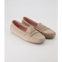 Pretty Ballerinas Schuhe - 43168 Veloursleder (Beige, Gr. 36)