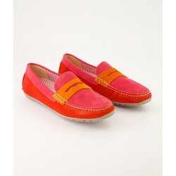 Sioux Schuhe - Carmona-700 Veloursleder (Rot, Gr. 41)