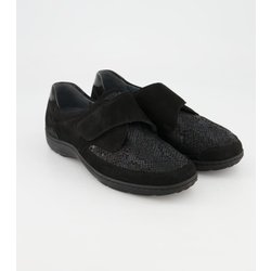 Waldläufer Schuhe - Henni-Soft Veloursleder (Schwarz, Gr. 36)