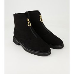 Konstantin Starke Schuhe - L495T Veloursleder (Schwarz, Gr. 42)