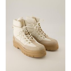 Tommy Hilfiger Schuhe - TH Monogram Outdoor Boot Synthetik (Weiß, Gr. 39)