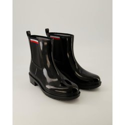 Tommy Hilfiger Schuhe - Corporate Elastic Rainboot Textil (Schwarz, Gr. 42)