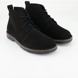 Birkenstock Schuhe - Uppsala Mid Velourleder Veloursleder (Schwarz, Gr. 38)