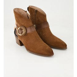 Hispanitas Schuhe - Zpi254256 Leder und Veloursleder (Braun, Gr. 36)
