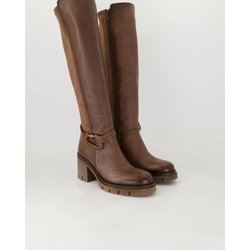 Hispanitas Schuhe - Hi254332 Leder und Veloursleder (Braun, Gr. 42)