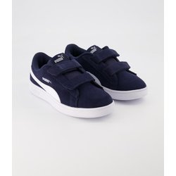 Puma Schuhe - Smash Veloursleder (Blau, Gr. 35)