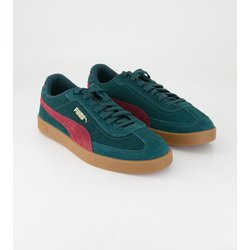Puma Schuhe - Club II Era Suede Veloursleder (Grün, Gr. 44)