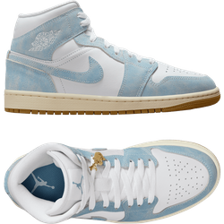 Nike Air Jordan 1 Mid Damen Weiß F100