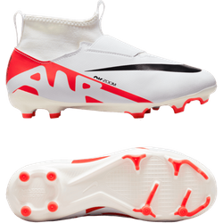 Nike Jr Air Zoom Mercurial Superfly IX Academy FG/MG Ready Kids Rot Weiss Schwarz F600