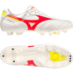 Mizuno Morelia II Made in Japan FG Release Weiss Rot Gelb F64