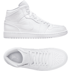 Jordan Air 1 Mid Weiss F136