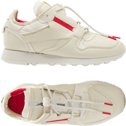 Reebok Classic Vegan Beige Rot Schwarz Laufschuh