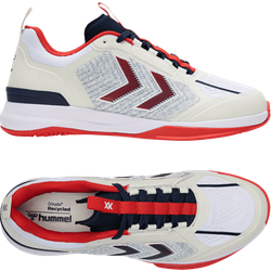 Hummel Dagaz Handballschuhe Weiss Rot F9806