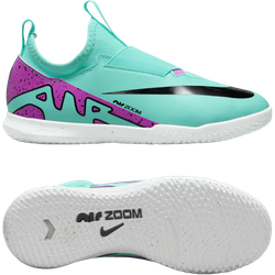 Nike Jr Air Zoom Mercurial Vapor XV Academy IC Peak Ready Kids Grün Pink F300
