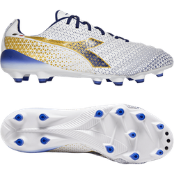 Diadora Brasil Elite Tech Italy FG Weiss Blau Gold FD0953