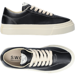 Stepney Dellow Leather Damen Schwarz Weiss