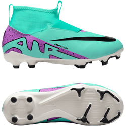 Nike Jr Air Zoom Mercurial Superfly IX Academy FG/MG Peak Ready Kids Grün Pink Schwarz F300