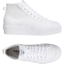 adidas Originals Nizza Plattform Mid Damen Weiss