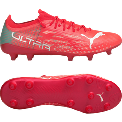 PUMA ULTRA 1.3 Faster Football FG/AG WMNS Damen Rot Türkis Weiss F01