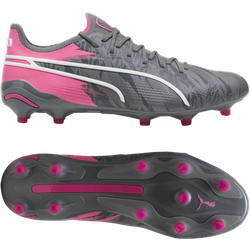PUMA KING Ultimate Rush FG/AG Grau Pink F01