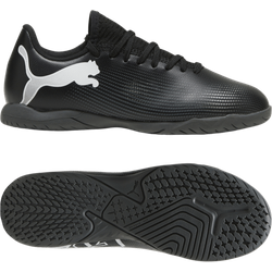 PUMA FUTURE 7 Play IT Halle Eclipse Jr Kids Schwarz Weiss F02