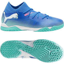 PUMA FUTURE 7 Match IT Halle Mid Formula Jr Kids Blau Weiss F01