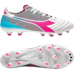 Diadora Brasil Elite Veloce FG Weiss Pink Gelb FD0662