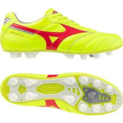 Mizuno Morelia II Elite FG Dyna Gelb Rot Silber F45