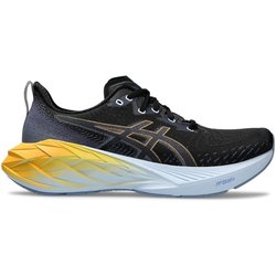 Asics Novablast 4 Schwarz Gelb Schuhe, Größe 44 - EUR