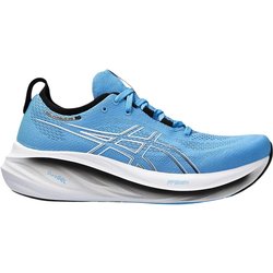 Asics Gel-Nimbus 26 Blau Weiß Schuhe, Größe 42 - EUR