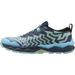 Mizuno Wave Daichi 8 Blau Grün Damenschuhe, Größe 38 - EUR