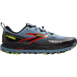 Brooks Cascadia 18 Schuhe Blau Schwarz Gelb, Größe 46,5 - EUR