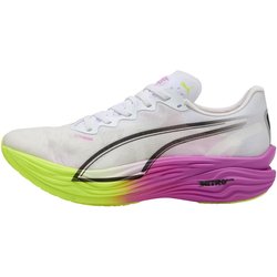 Puma Deviate Nitro Elite 3 Weiß Lila SS25 Damen Schuhe, Größe 37 - EUR