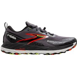 Brooks Cascadia 18 GTX Schuhe Schwarz Rot SS25, Größe 42 - EUR