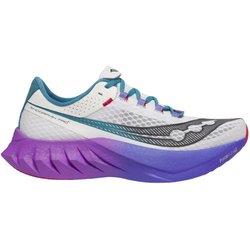 Saucony Endorphin Pro 4 Schuhe Weiß Lila SS25, Größe 40 - EUR