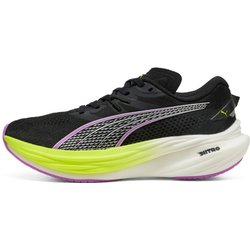 Puma Deviate Nitro 3 Schwarz Lila SS25 Damenschuhe, Größe 37 - EUR