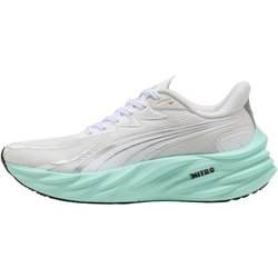 Puma Velocity NITRO 4 Weiß Grün AW25 Damen-Schuhe, Größe 37 - EUR