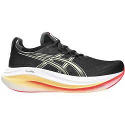 Asics Gel-Nimbus 27 Schuhe Schwarz Orange AW25, Größe 41,5 - EUR