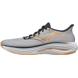 Mizuno Wave Rider 29 Schuhe Grau Orange AW25, Größe 42 - EUR
