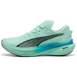 Puma Deviate Nitro 3 Schuhe Grün Blau AW25, Größe 40,5 - EUR