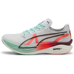 Puma Deviate NITRO Elite 3 Hyrox Weiß Rot AW25 Damen Schuhe, Größe 37 - EUR