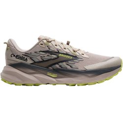 Brooks Cascadia 19 Schuhe Beige Schwarz AW25, Größe 42 - EUR