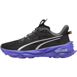 Puma Fast-Trac NITRO 3 Schwarz Lila AW25 Damen-Schuhe, Größe 42,5 - EUR
