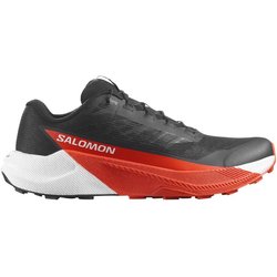 Salomon Pulsar Schuhe Schwarz Rot AW25, Größe EU 42
