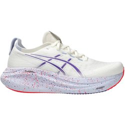 Asics Gel-Nimbus 27 Tokyo Weiß Lila AW25 Schuhe, Größe 42 - EUR