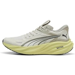 Puma Magnify NITRO 3 Schuhe Grau Gelb AW25, Größe 42,5 - EUR