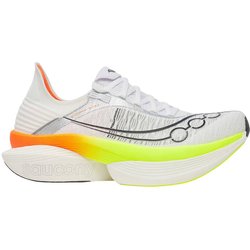 Saucony Endorphin Elite 2 Schuhe Weiß Orange AW25 Unisex, Größe 40,5 - EUR